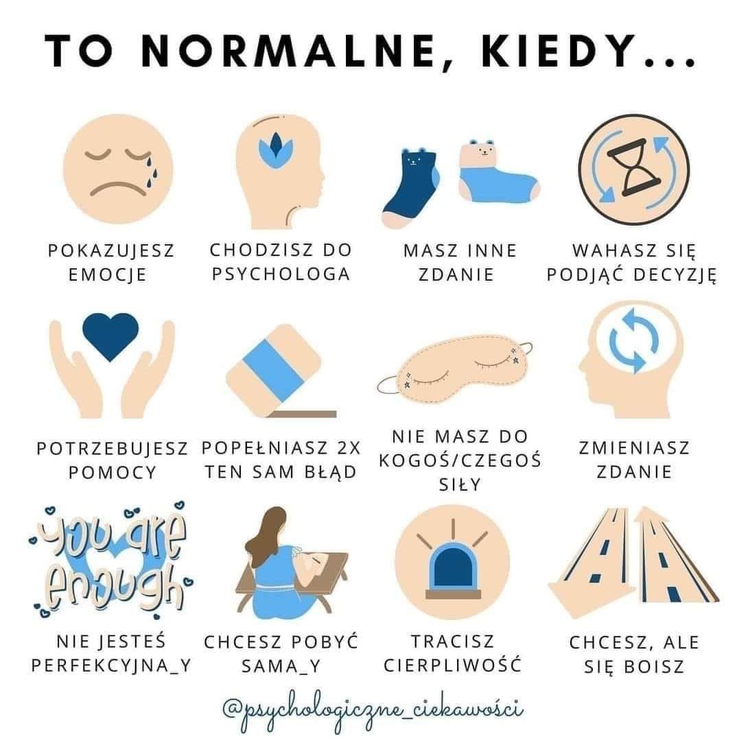 To normalne kiedy